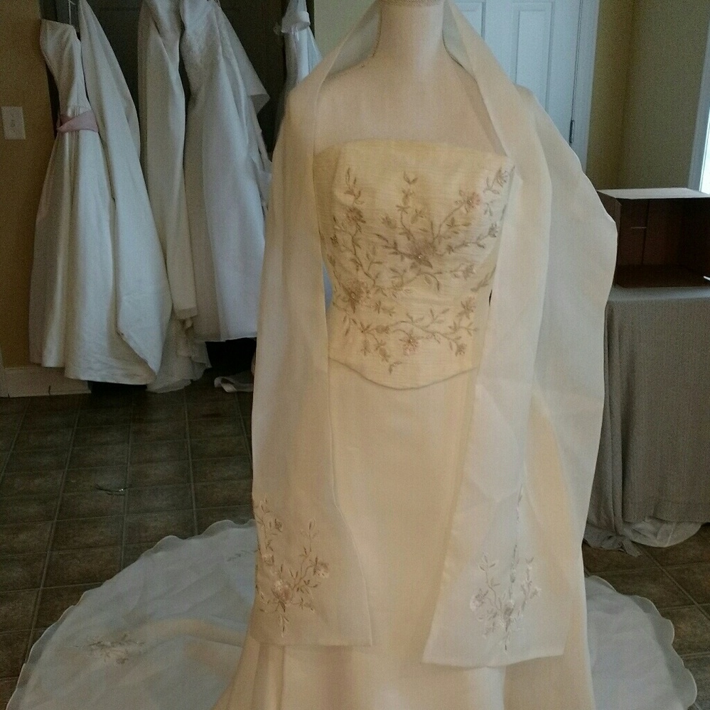 Ivory 3pc Wedding Dress